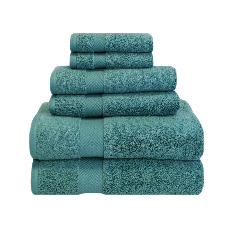 Zero Twist 6 Piece 100 Cotton Towel Set & Reviews Joss & Main